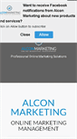Mobile Screenshot of alconmarketing.com